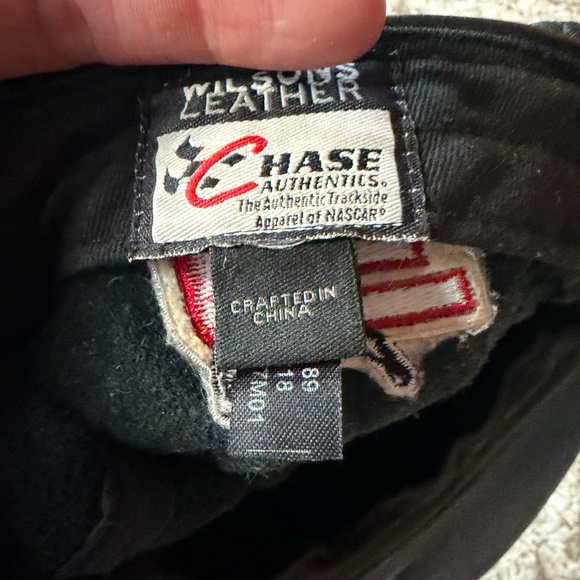 Wilsons Leather authentic vintage 90s NASCAR Dale Earnhardt Black Chase Cap adju - Picture 7 of 7